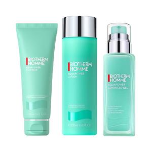 Новая версия Biouquan, мужской набор для ухода за кожей на водной основе: увлажнение, освежение и очищение, комплект из 3 предметов BIOTHERM