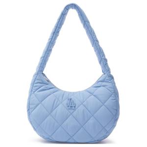 MLB Полиэстеровая сумка хобо среднего размера для женщин светло-голубого цвета, Light Blue
