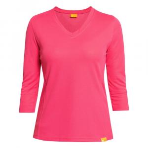 Футболка Iq-uv UV 50+ V-Neck 3/4 Sleeve, розовый