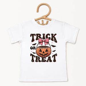 Футболка с коротким рукавом Coquette trick or treat bats для малышей The Juniper Shop, White