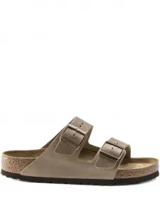 Сандалии Arizona с ремешками и пряжками Birkenstock, коричневый
