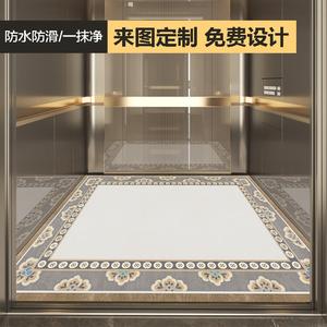 Budis Ковер 100х120 см для лифта, из кожи ПВХ, моющийся и стираемый, с местом для логотипа