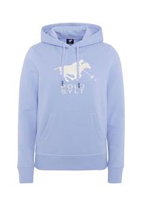 Худи с блестящим узором POLO SYLT, цвет Brunnera Blue