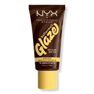 Тональный крем для лица Buttermelt Glaze Skin Tint SPF 30 NYX Professional Makeup, Chocolate Butta (deep espresso with cool undertones)