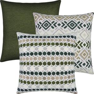 Наволочка Erwin Müller 3er-Pack 208758, зеленый - 50 х 50 см