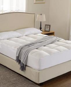 Роскошный наматрасник из микроплюша Cheer Collection, белый