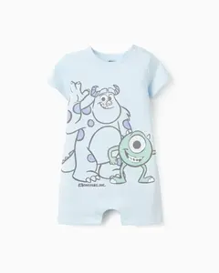 Пижама для мальчика 100% хлопок, с мотивом Монстров Zippy, светло-голубой