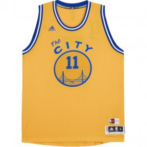 Баскетбольная майка унисекс желто-синяя Adidas, желто-синий