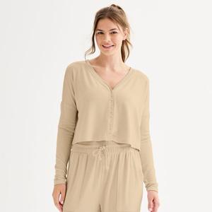 Детский укороченный кардиган из хакки So, цвет butternut hickory