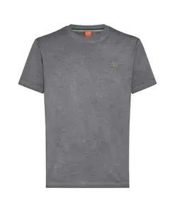 Футболка из хлопка, окрашенного специальными красителями. Sun68, серый