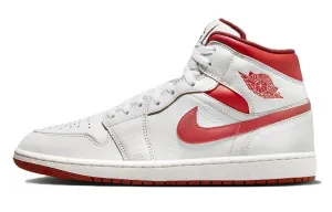 Jordan Кроссовки Air 1 Pioneer Abrasion Resistant Mid top Vintage мужские Black Gray Red