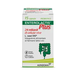 Enterolactis Plus 15 капсул молочнокислые ферменты