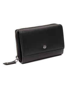Кошелек The Chesterfield Brand Salviano Geldbörse RFID Schutz Leder 13.5 cm, черный