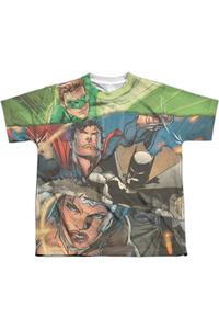 Футболка с коротким рукавом Justice League of America для подростков Gildan, белый