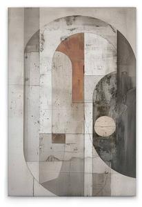 Картина на холсте A.S. Création Abstract Geometric 2 цвет beigecremegrauorange