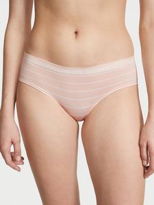Бесшовные трусики-хипхаггеры Seamless, prints purest pink stripes