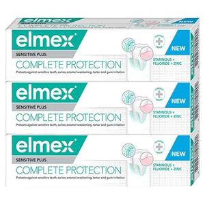 Elmex Зубная паста Sensodyne Complete Protection, тройная упаковка 3 X 75 мл