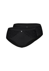 Трусики красивые классические упаковка из 2 шт. Sassa, черный