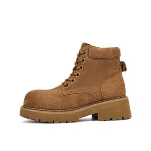 BOERDIQI Женские короткие ботинки мартинс в хаки-зеленом цвете, цвет Khaki Green