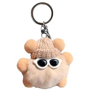 Бархатная маленькая угольная шарообразная кукла плюшевый кулон 8см высота Evening Tang, Milk Tea Small Coal Ball