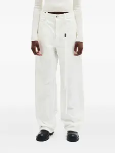 Брюки с карманами Ann Demeulemeester, белый