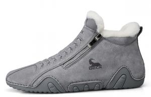 Теплые амортизирующие короткие зимние ботинки для мужчин BECK, Gray