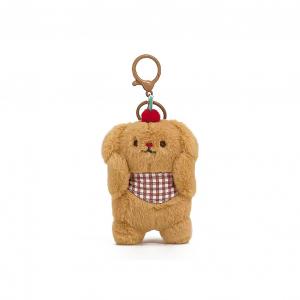 Винтажные джинсовые комбинезоны с дизайном котенка куклы плюшевый кулон высота 8см X3COMMUNE