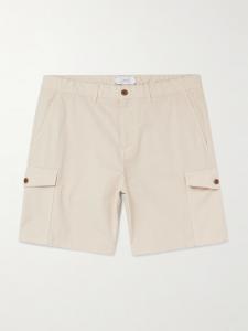 Шорты прямого кроя из хлопковой смеси рипстоп MR P., нейтральный