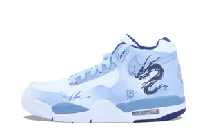 Баскетбольные кроссовки Flight Legacy Vintage для мужчин, среднего размера, синий/белый/черный Nike