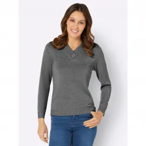 Вязаный свитер Classic Basics "свитер с длинными рукавами", цвет Royalblau-Bleu-Meliert