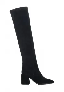 Сапоги на высоком каблуке Estro, Black