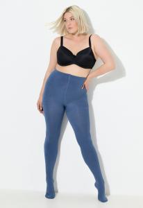 Тайтсы Ulla Popken Tights, Denim Blue/Blue Denim