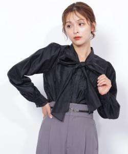 Блузка с крупными складками и лентами Jill By Jill Stuart, цвет Black