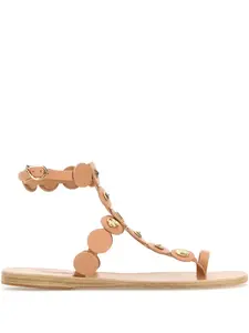 Сандалии Madison из кожи с дисками Ancient Greek Sandals, нейтральный
