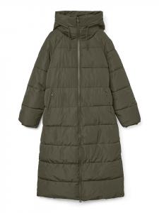 Vero Moda Стеганое пальто цвета хаки