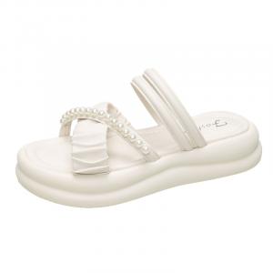 Сандалии с одним ремешком женские NANJIREN, Beige