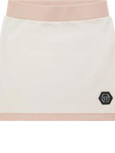 Мини-юбка для бега Philipp Plein, нейтральный