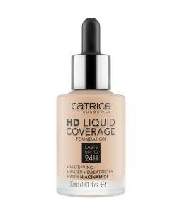 Жидкая основа CATRICE HD Liquid Coverage, Nr. 010 - Light Beige, 30 ml