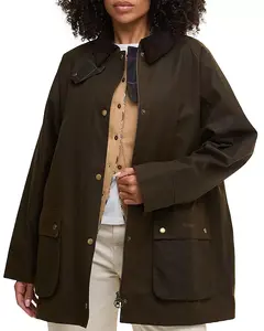 Вощеная куртка Acorn Barbour, зеленый