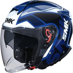 Шлем SMK gtj tourer jet, Blue/White