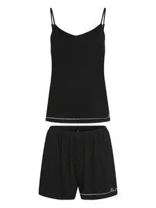 Пижама с логотипом Karl Lagerfeld, черный