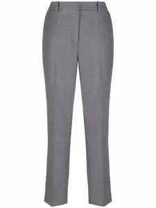 Укороченные брюки прямого кроя Incotex, серый