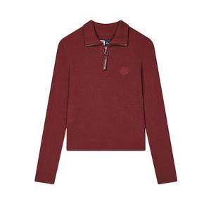 FILA ETUDES Свитер Women's Song Wei Wang Бордовый