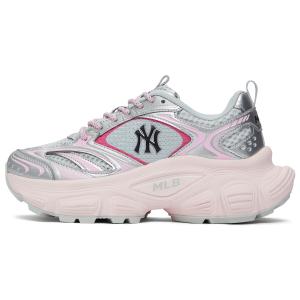 MLB Кроссовки New York Yankees Anti-Slip Wear-Resistant Low-Top Chunky Sneakers Unisex Pink