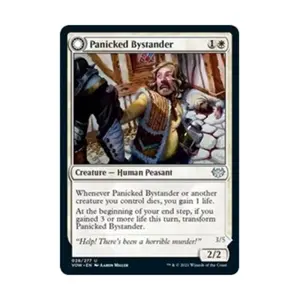 CCG Паникующий очевидец (U), MTG - Innistrad: Crimson Vow