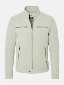 KOROSHI Куртка из искусственной кожи серого цвета