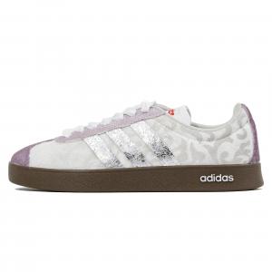 Adidas Кроссовки для скейтбординга VL COURT 2.0, износостойкие, низкие, унисекс, белые, фиолетовые