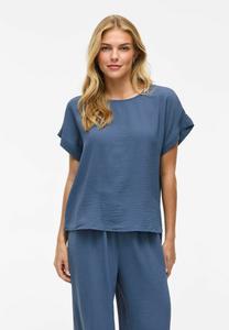 Футболка VILA MIT KURZEN ÄRMELN RUNDHALS, Vintage Indigo/Blue