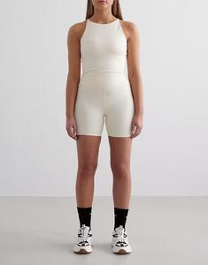 Шорты миди Aim'n Almond white sense миндально-белого цвета