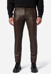Узкие кожаные брюки Ricano, Braun
